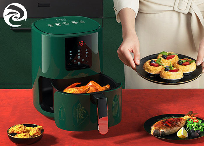 LCD Fryer 5 цифров литра умный 1400 ватт 5,3 кварты