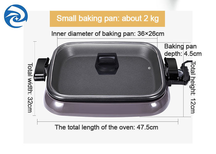 электрические грили 1600W Griddles выпушка Skillets анти- ошпаривая
